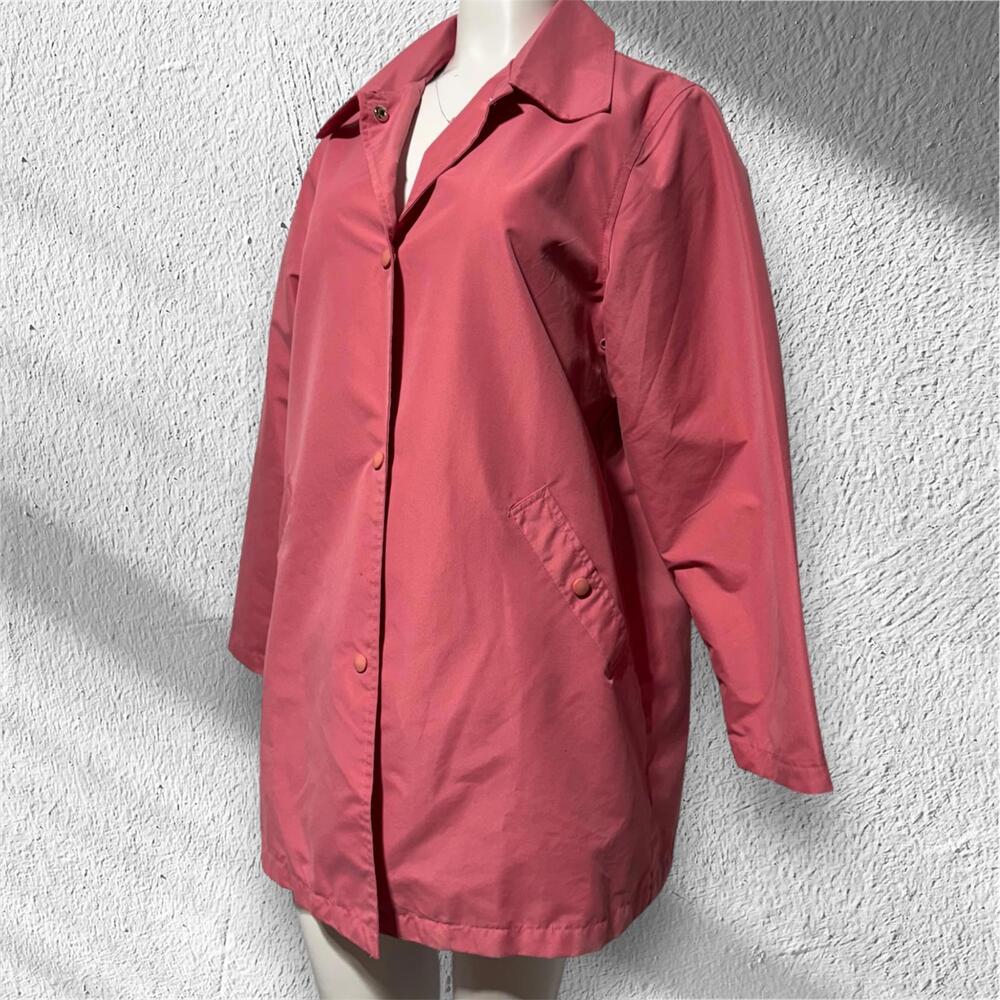 Blair‎ Women's Pink Lightweight Polyester Coat, Size Medium